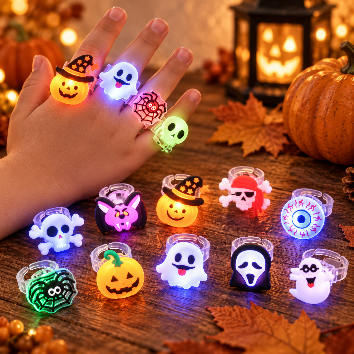 20-Piece Glow Ring Set
