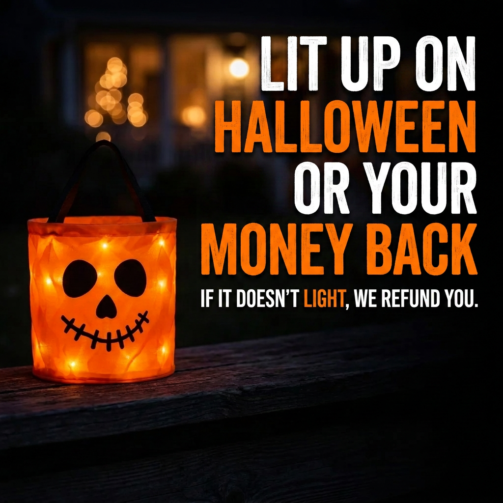 Glowkin™ Halloween Bucket